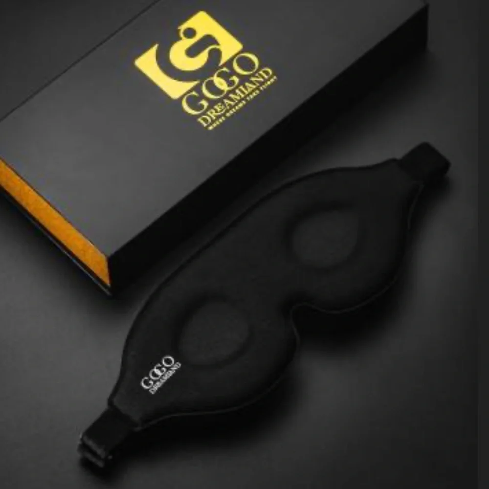NIB Premium GOGO 3D Eye Mask for Sleep+Silicon Ear Plugs+